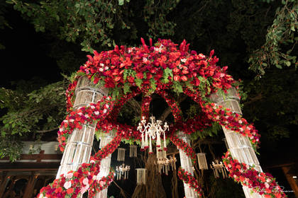 Mandap and Floral detail — Wedding decor — Alila Diwa Goa